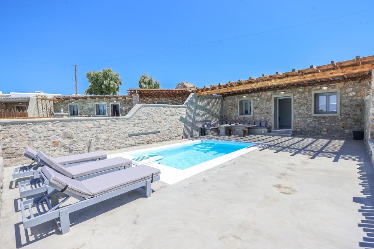 The George Villas With Private Pool, Close To Mykonos Town - Chora المظهر الخارجي الصورة