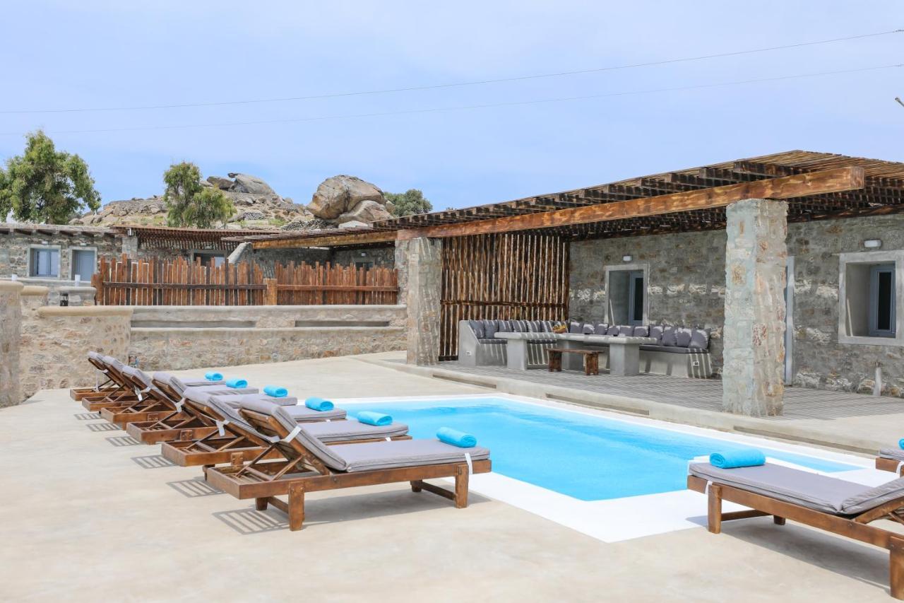 The George Villas With Private Pool, Close To Mykonos Town - Chora المظهر الخارجي الصورة