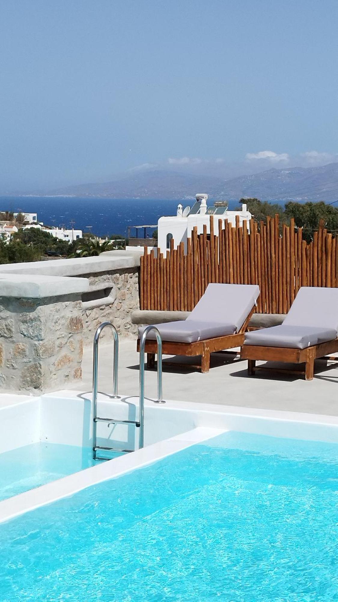 The George Villas With Private Pool, Close To Mykonos Town - Chora المظهر الخارجي الصورة