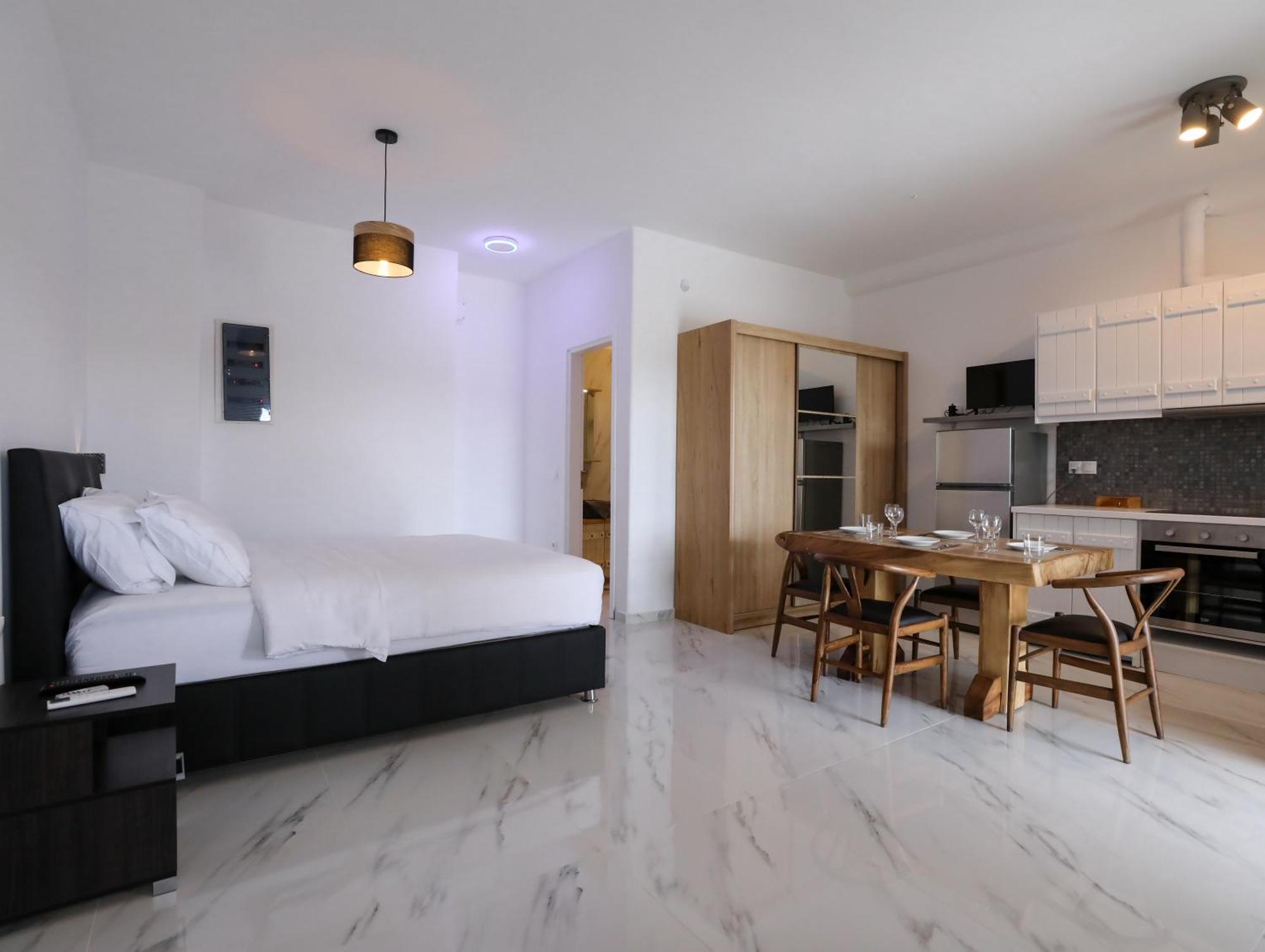 The George Villas With Private Pool, Close To Mykonos Town - Chora المظهر الخارجي الصورة