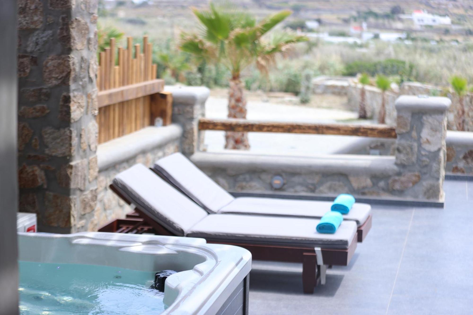 The George Villas With Private Pool, Close To Mykonos Town - Chora المظهر الخارجي الصورة