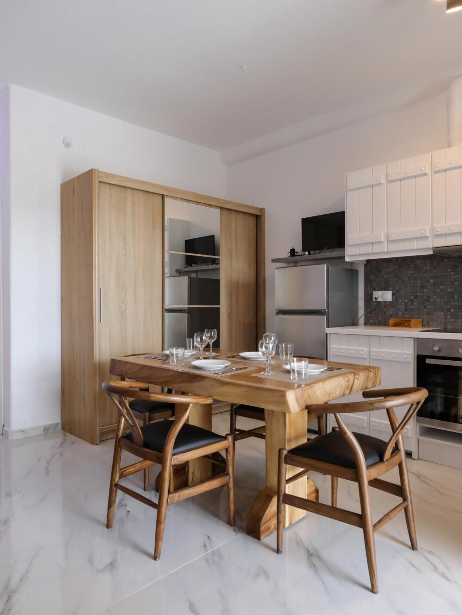 The George Villas With Private Pool, Close To Mykonos Town - Chora المظهر الخارجي الصورة