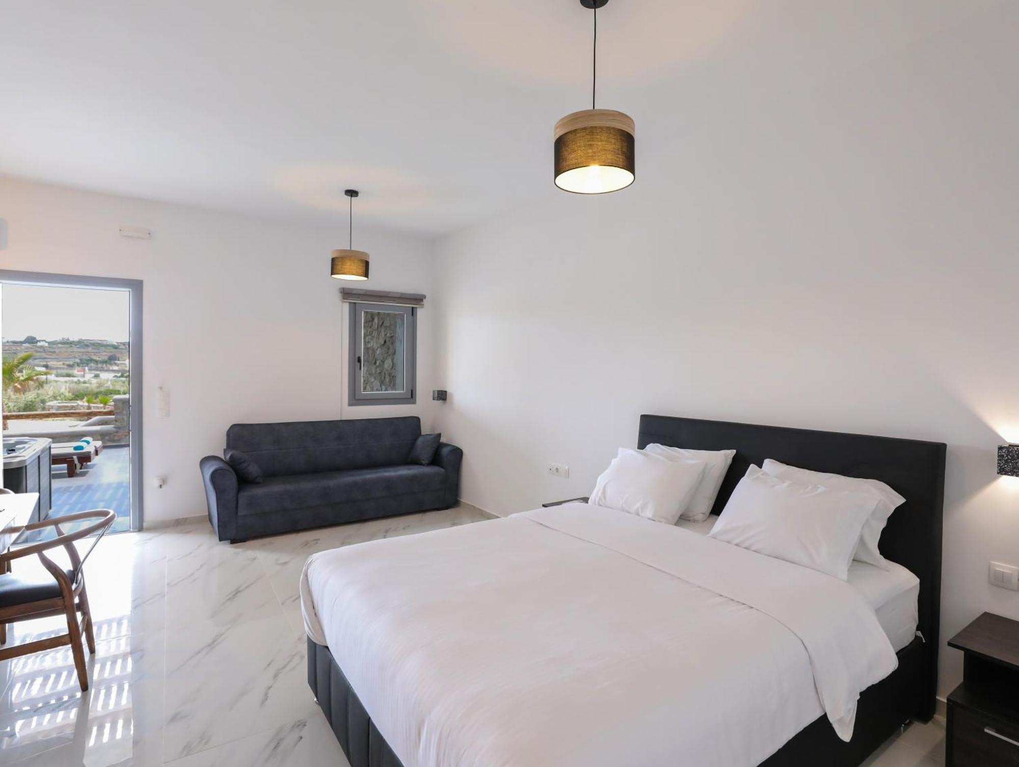 The George Villas With Private Pool, Close To Mykonos Town - Chora المظهر الخارجي الصورة